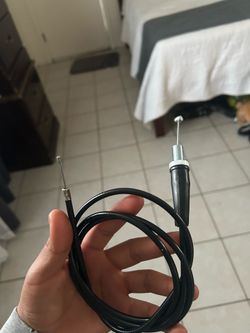Minibike throttle cable