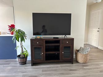 Dark Wood TV Stand / Media Console