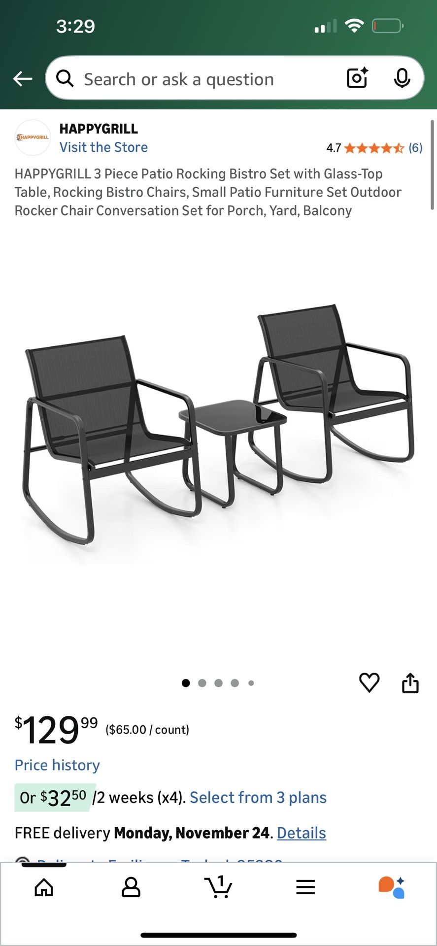 Patio Set Of 3
