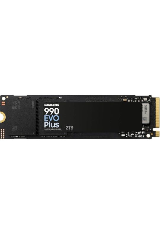 Samsung 990 EVO Plus SSD 2TB, PCIe Gen 4x4, Gen 5x2 M.2 2280, Speeds Up-to 7,250 MB/s, Upgrade Storage for PC/Laptops, HMB Technology and Intelligent