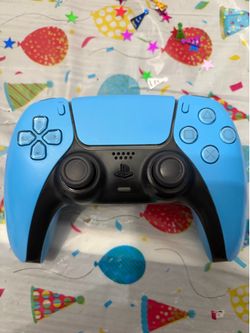 PlayStation Sony blue PS5 controller