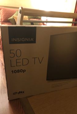 Brand new 50” insignia TV