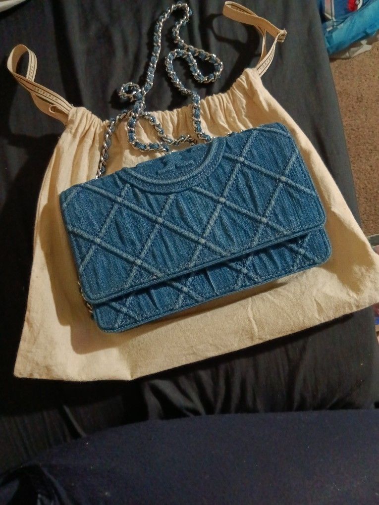 Tony Burch Small Handbag Jean Denim Blue