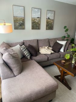 Light brown Couch from Bob’s furniture