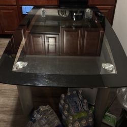 Glass Dining Table 