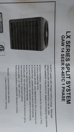 Air conditioning repair