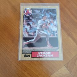 Reggie Jackson Topps 1987