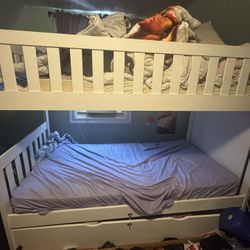 Triple Bunk Bed With Stairs And Storage 