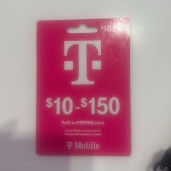 T-Mobile Prepaid Refill Card