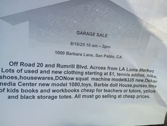 Garage Sale