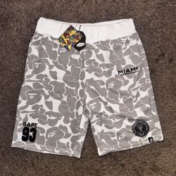 BAPE x Inter CF Miami Camo Shorts ‘White’