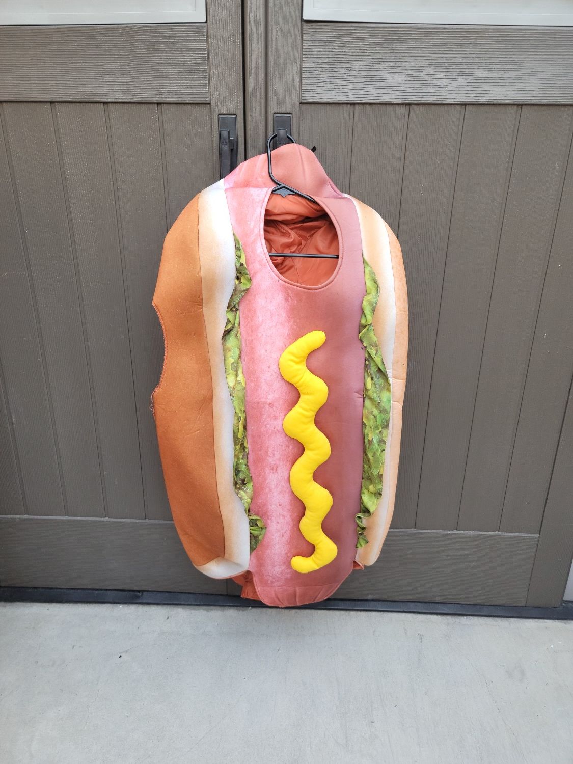 Hot dog kids costume