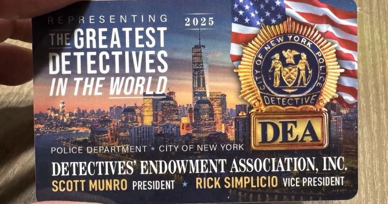 New 2025 NYC DEA-PBA Card