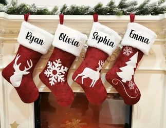 Christmas Stocking and Christmas Stockings Hanger