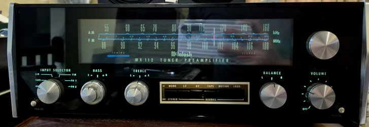 Mcintosh MX 112 pre amp