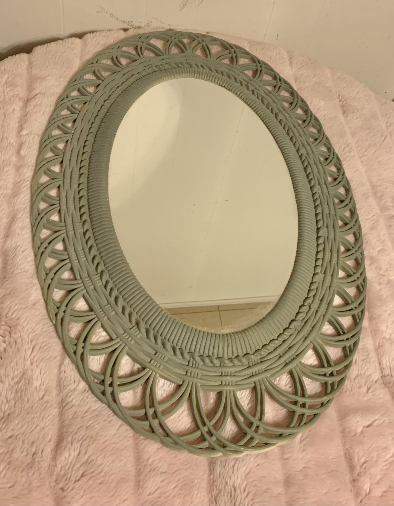 1970’s BurWood Co. Mirror and Candle Holder Set