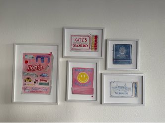Decorative Framed Art Prints Set