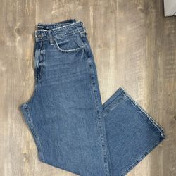 hollister high rise baggy jeans