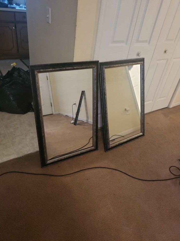 2 Mirrors For Sale $25