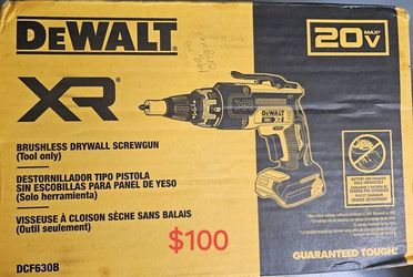 DEWALT XR 20V Brushless Drywall Screwgun DCF630B