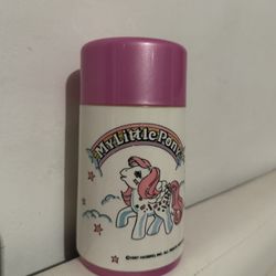 Vintage 1987 My Little Pony Aladdin Brand Thermos