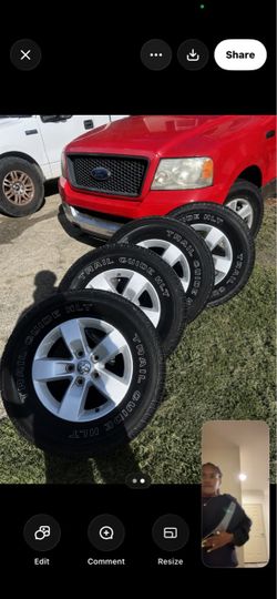Dodge Ram Wheels/Rims with Trail Guide HLT Tires