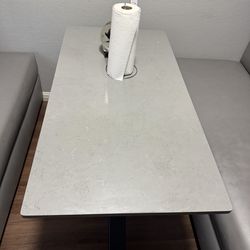 Granite table and benches