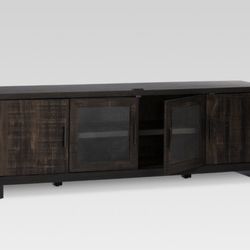 Brown Storage and  TV Stand