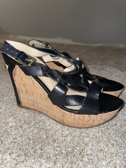 Guess Black Wedges Size 5.5