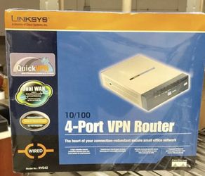 Linksys Cisco 4 Port Router - BRAND NEW, Never Opened
