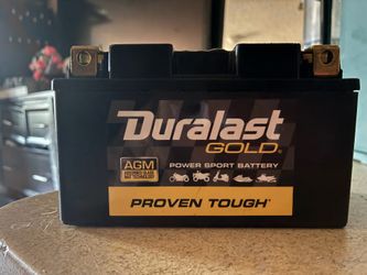 Duralast motorcycle battery