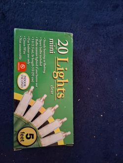 20 Mini Lights Clear