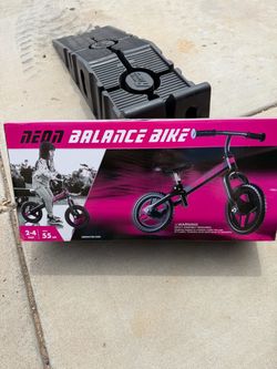 Neon Balance Bike for Kids Ages 2-4