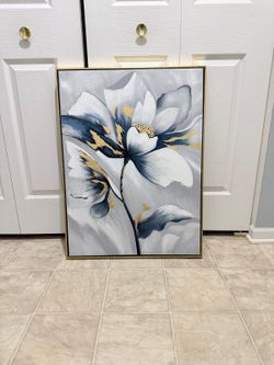 beautiful 32 by 24 inch wall art. (MUST SELL TODAY)