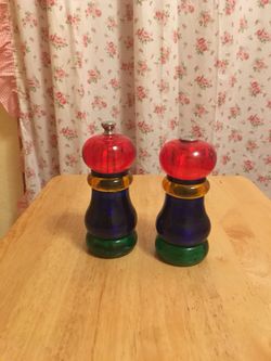 Salt and pepper bottles