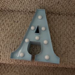 Light Up Letter A For $5
