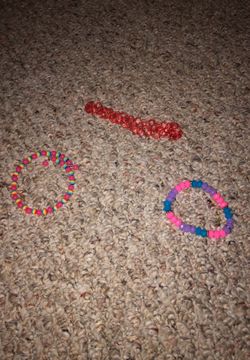 2 bracelets and 1 choker
