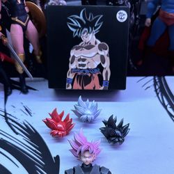 Kong Dragon Ball Super Ultra Instinct Custom Goku Hair sculpt  