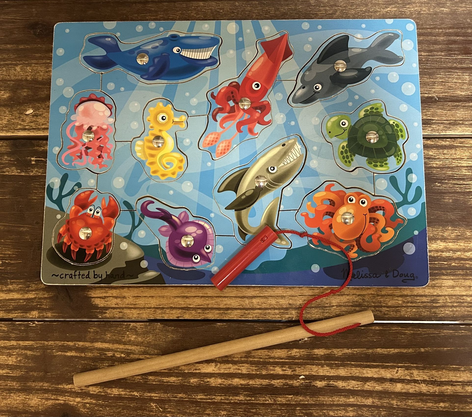 Melissa And Doug Magnetic Fishing Puzzle 