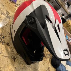 Bell MX-9 MIPS MX Helmet Disrupt Orange / White / Black SMALL