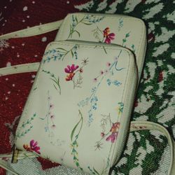 Floral Crossbody wallet 