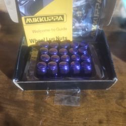 Purple Lug Nuts M12x15 