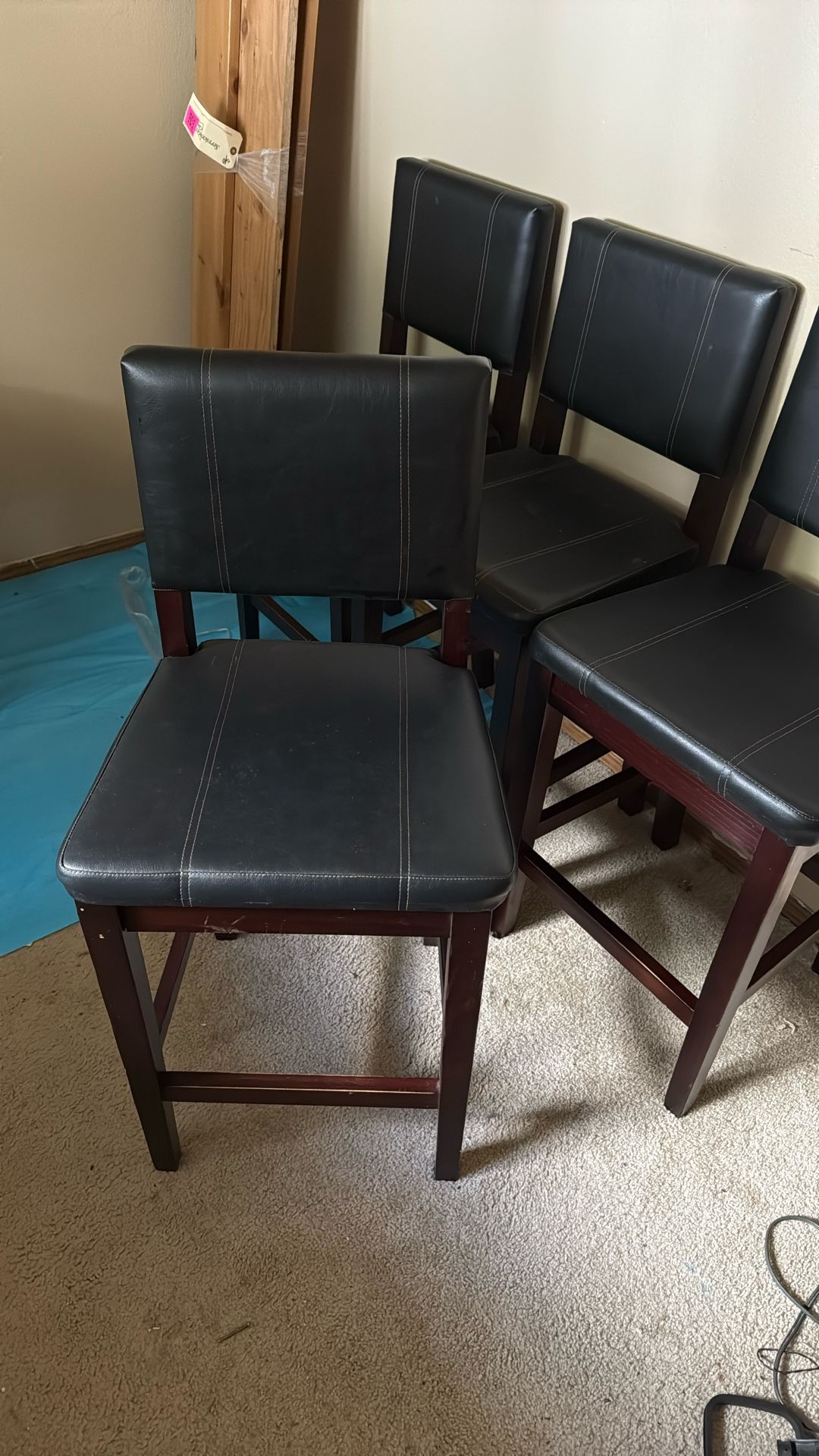 6 Table Chairs/Tall