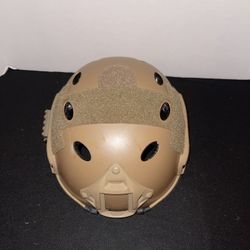 Lancer Tactical Advanced PJ Style Adjustable Airsoft MILSIM Gaming Bump Helmet Used 