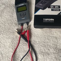 Topodon BT500P Car Battery Tester with Printer 12V/24V