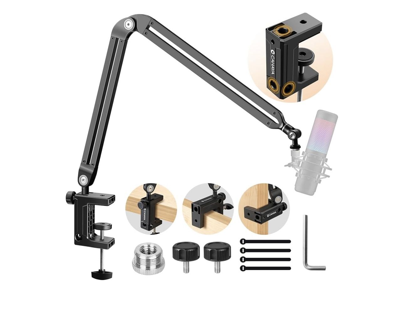 📦 Warehouse New Arrival – CAHAYA 360° Microphone Boom Arm Stand