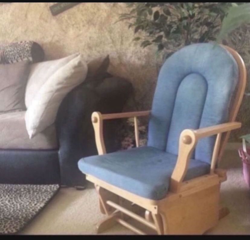 *Wooden Rocking~-Glider Chair!!