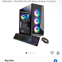 Gaming Pc And Monitor 