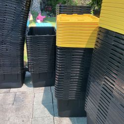 27 Gallons Storage Containers Bins $11 Each 