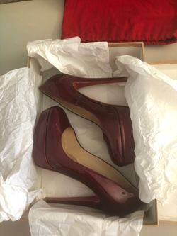 Christian Louboutin Bianca 140 Metal Patent Calf Pumps